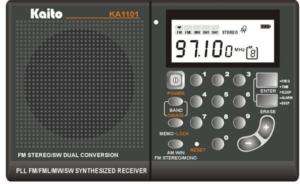 New Dual Conversion Shortwave Digital Entry Radio w/Alarm Clock & FM 