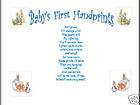 Peter Rabbit Beatrix Potter Babys First Handprints