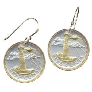  Earrings, Gorgeous 2 Toned 24k Gold on Sterling Silver Nautical 