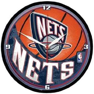 NBA New Jersey Nets Team Logo Wall Clock  Sports 