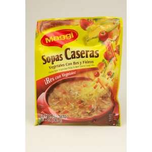 Maggi Sopas Caseras   Beef 3.5 oz  Grocery & Gourmet Food