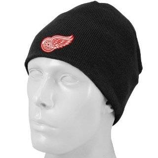 NHL Reebok Detroit Red Wings Black Scully Knit Beanie