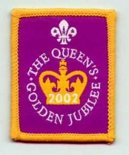 1952 2002 British / UK Scout Queens Golden Jubilee 50th Anniversary 