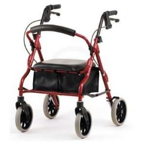  Nova Zoom 18 in. Walker Red Color 8 in. Wheel No Basket 