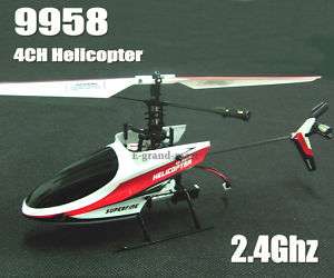 9958 2.4Ghz 4 Channel Mini Radio Control Helicopter RTF  