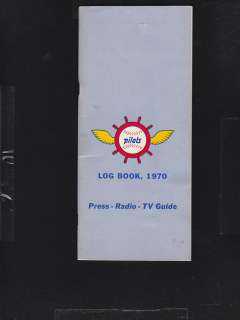 Rare 1970 Seattle Pilots MLB Baseball Log Book PRESS RADIO TV Guide