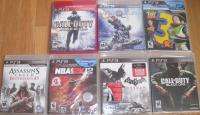 PlayStation 3 PS3 160 GB Console + 9 Game bundle NBA 2k12 batman 