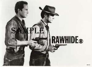 Clint Eastwood Cowboy Young Field Rawhide CBS Photo  