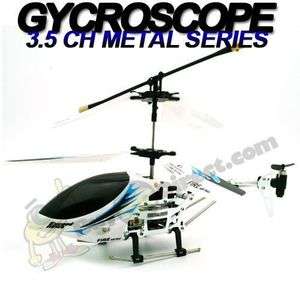   Series 3.5CH Remote Control Gyroscope RC Helicopter Plane White  