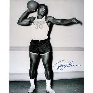  Jim Brown Syracuse Orange   Basketball   Autographed 16x20 