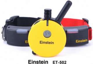 Einstein ET 502 Remote 2 Dog Training Collar with Night Tracking Light 