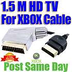 Scart True RGB AV Audio Video TV Cable For XBOX to HDTV