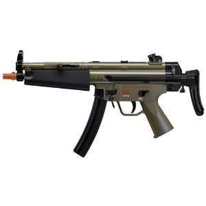HK MP5 Dual Power AEG Spring Airsoft Gun  Sports 