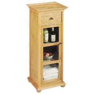  Hampton Bay One drawer Cabinet With A Glass Door