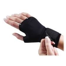   gloves small size wrist strap fabric 1 pair black 19 95 pr dom3733 qty