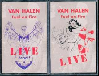 Van Halen Fuel On Fire Live 2 Cassettes RARE SAUDI ARABIA  