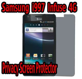 High Sensitivity Privacy Screen Protector for Samsung i997 Infuse 4G 