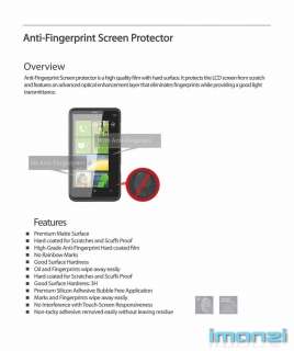 Anti glare Anti fingerprint screen protector + Carbon fiber skin B for 