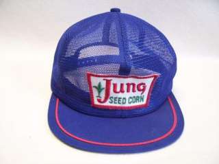 Vintage Jung Seed Corn Snap Back Full Mesh Farm Hat/Cap NOS  