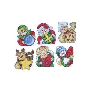  Holiday Gifts Ornaments Plastic Canvas Kit, Set of 6 Arts 