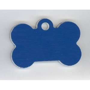  Plastic ID Tag, Blue Bone