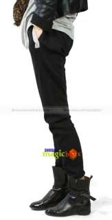 Women Fashion Casual Sport Yoga Thick Harem Pants Trousers Black Grey 