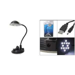   Gino Portable Flexible LED USB Suction Cup PC Desk Light Electronics