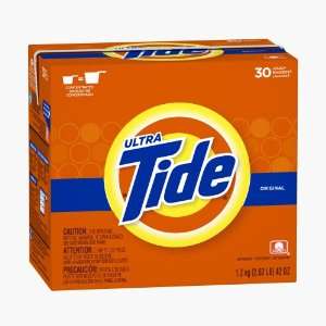  Tide Powder Laundry Detergent, Original Scent, 30 Loads 