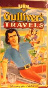 VHS VCR VIDEO Gullivers Travels Acceptable Full Length Animated 
