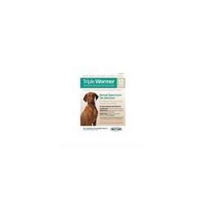  Triple Wormer For Medium & Large Dogs 12Ct