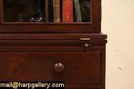 Mahogany 1890s Secretary Desk & Bookcase  