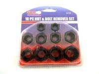 10pc Nut Bolt Out Remover Damaged Screw Fasteners  