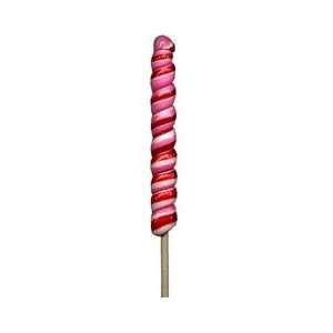 Pink and White Psychedelic Lollipop   2.5 oz 12 Lollipops  