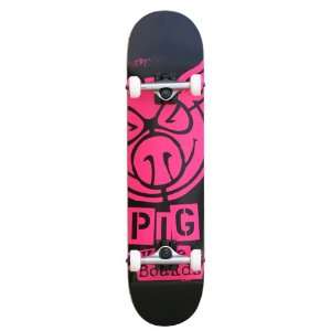    Pig Team Series Punk Stencil Complete Skateboard