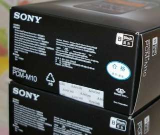 SONY New Original Black PCM M10 Digital Audio Recorder  