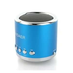  (LIGHTBLUE) KD MN02 Portable Mini Music SD USB Speaker FM 