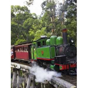 Puffing Billy Steam Train, Dandenong Ranges, near Melbourne, Victoria 
