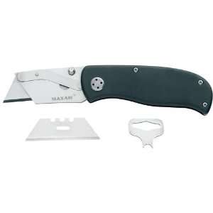  Maxam® Razor Folding Knife with Aluminum Handle Sports 