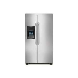   26 Cu. Ft. Side by Side Refrigerator   Stainless Steel Appliances