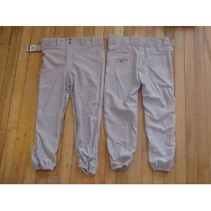  2 pk Reebok Premium Baseball Pants Gray Grey Youth Large 