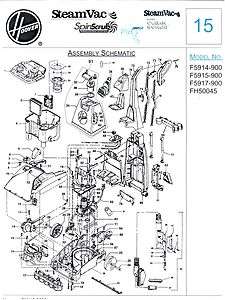 81. Hoover Tubing Retainer Models F5914,F5915,F5917,FH50045 Spinscrub 