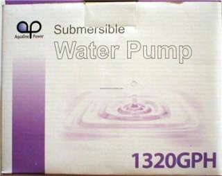 1320 GPH *20Ft. Cord* Submersible Fountain / Pond Pump  