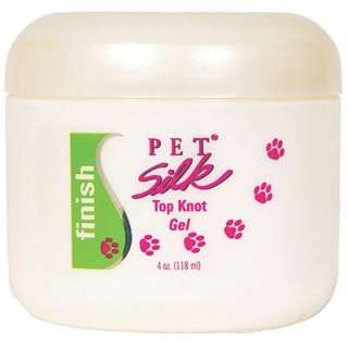  Silk Top Knot Gel 4 oz (118ml)   Hold Fur Hair in Place for Dog Hair 