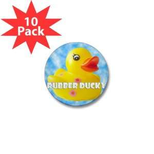    Mini Button (10 Pack) Rubber Ducky Girl HD 