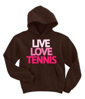 Live   Love   Tennis With this hoodie sweatshirt. Switch up the 
