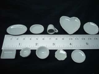 dollhouse miniatures kitchenware ceramic cup dish bowl wholesale