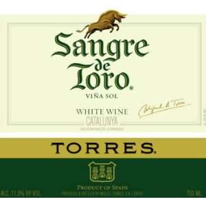  2008 Torres Sangre De Toro Vina Sol White 750ml Grocery 