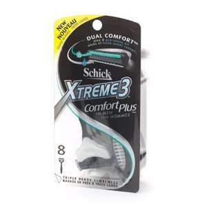  Schick Xtreme3 Comfort Plus Mens, 8 cartridges Health 