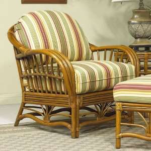  Boca Rattan 104001654 Antigua Arm Seating Chair in Royal 