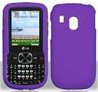 LG Wink C100 PURPLE Faceplate Protector Snap On Hard Cover Cellphone 